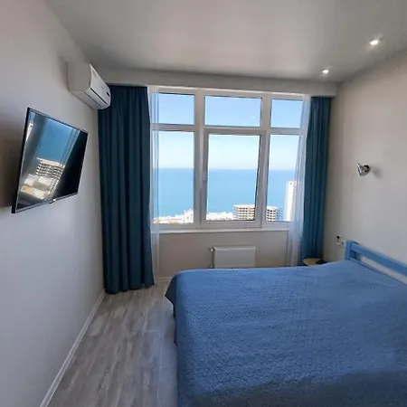 панорама моря и аркадии