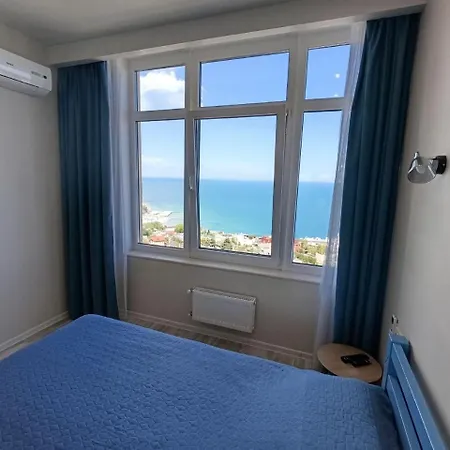 панорама моря и аркадии Apartment