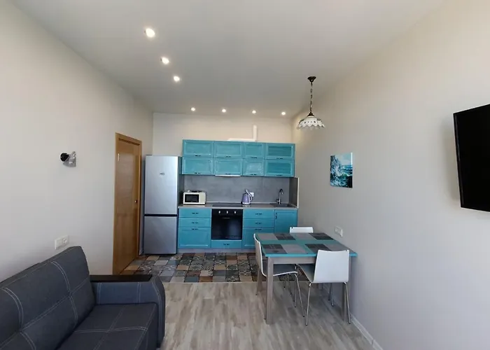 панорама моря и аркадии Apartmán