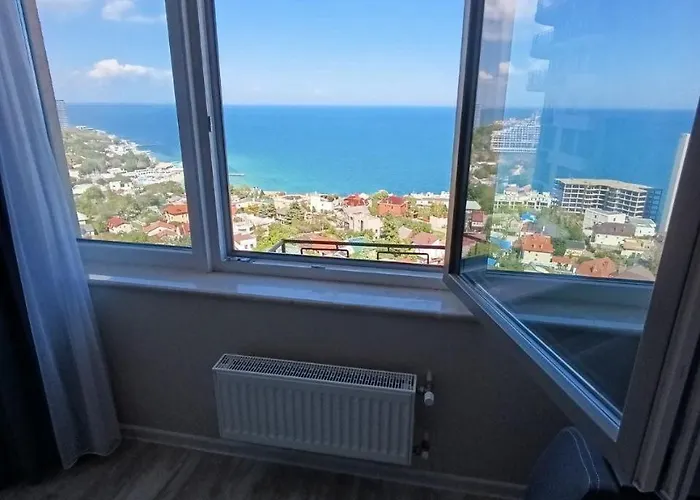 панорама моря и аркадии Apartmán *