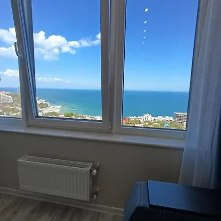 панорама моря и аркадии Apartman *